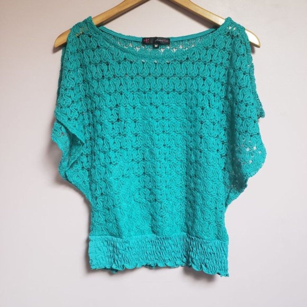HEARTSOUL Women's Green 2 in one Top - Size M - Pre-Owned